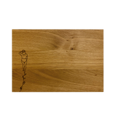 Holz Schneidebrett Strandspaziergang Eiche