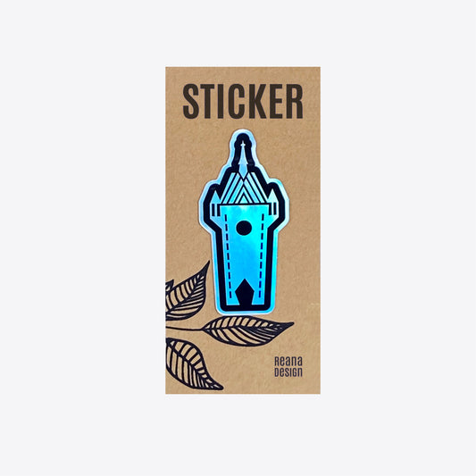 Stadtturm Baden – Sticker mit „Holo“-Effekt