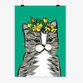 Katze «Sir James» Poster/Plakat