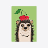 Igel – Jimmy – Bildkarte A5