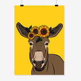 Âne – Gaston – Affiche