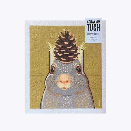 Eichhörnchen Crunchy – Schwammtuch ECO