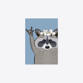 Waschbär «Pedro» Postkarte