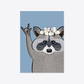 Raton laveur Pedro – carte postale