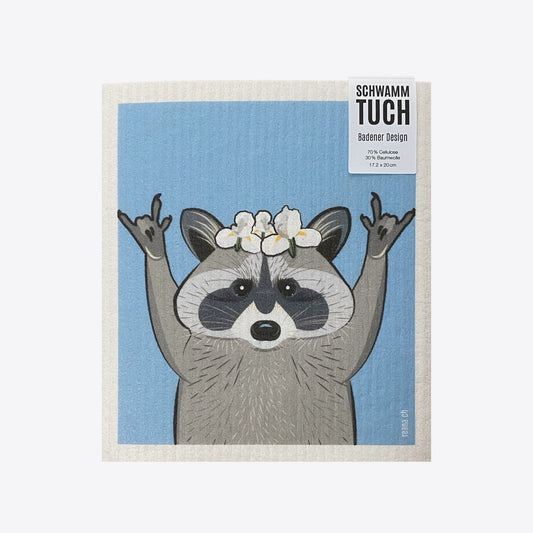 Waschbär Pedro – Schwammtuch ECO