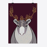 Reindeer «Torge» Poster
