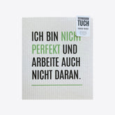 Eulenweisheit – 02 – Nicht perfekt – Schwammtuch ECO