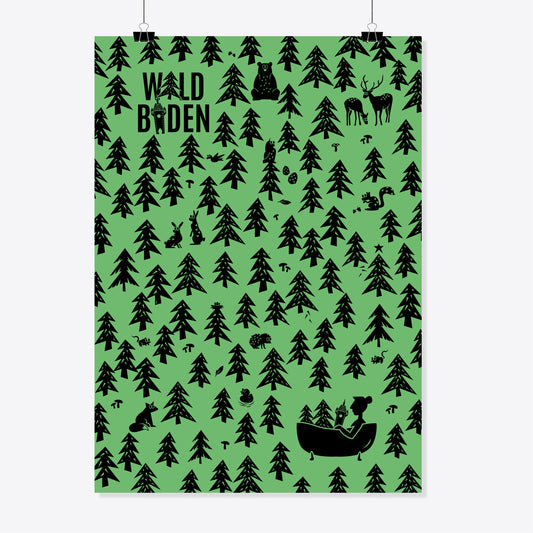 WaldBaden – Wald – Poster/Plakat – Reana.Design