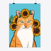 Katze «Massimo» Poster/Plakat