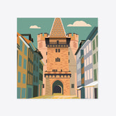 Vintage Basel – Spalentor – Magnet – Kunststoff – Reana.Design