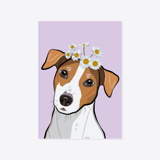 Hund – Jack Russell Terrier – Oskar – Bildkarte A5