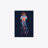 Qualle «Francesca» Postkarte A6