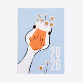 Agenda Gans Blumentier 2026 - Fadengebunden A6