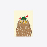 Blumentiere – Postkarte – Eule "Owly"