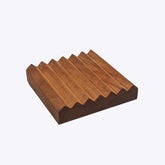 Seifenablage Kirschholz mit Plastikfüsschen. Schweizer Holz. Motscho.ch