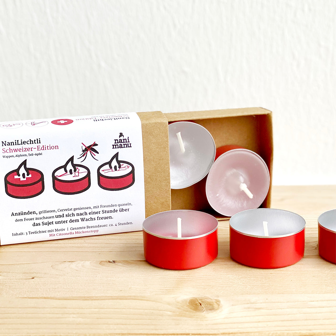 Schweizer Motivliechtli von uns gegossen