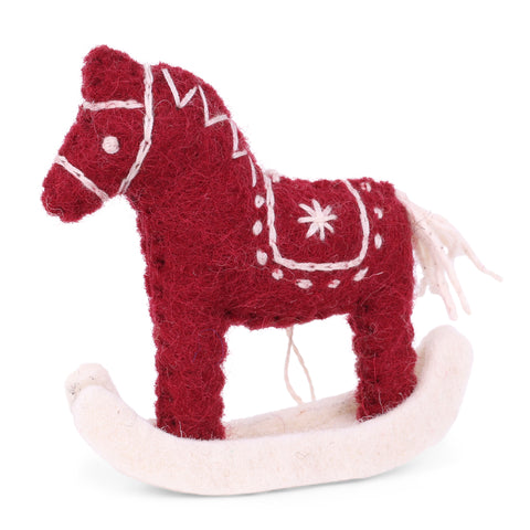 Rocking Horse – felt rocking horse by Gry &amp; Sif