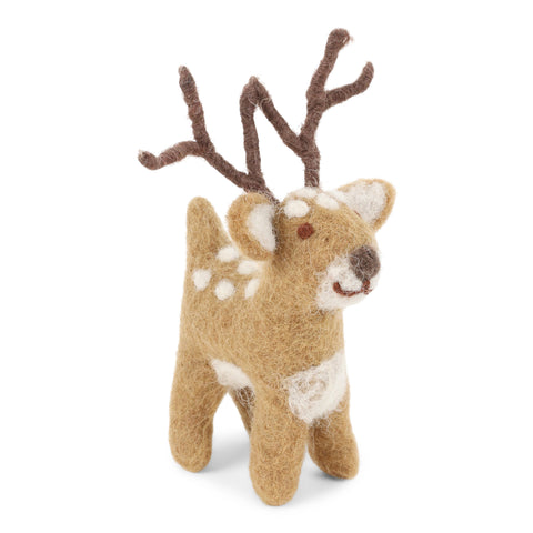 Cute Brown Deer - Small – Small brown deer by Gry &amp; Sif