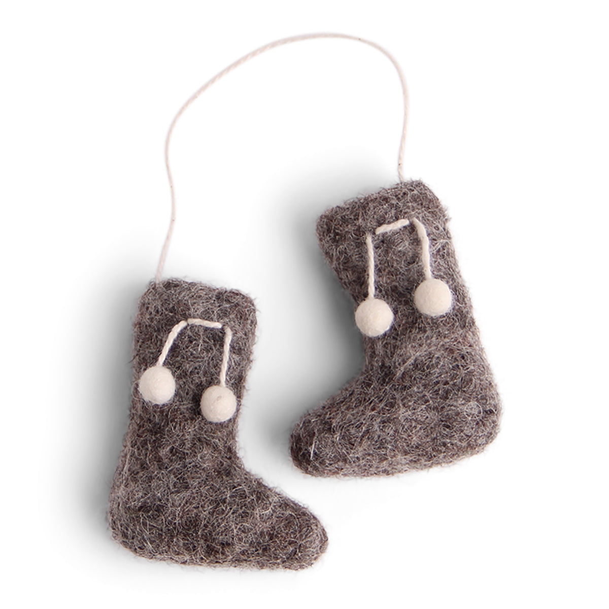 Boots Grey – Grey felt boots by Gry &amp; Sif