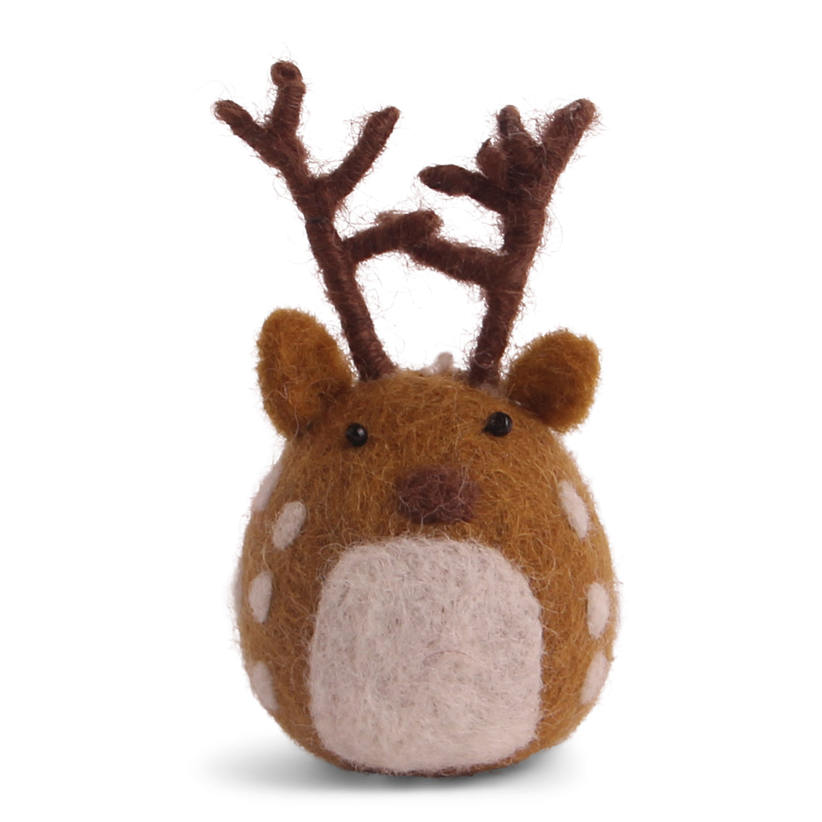 Deer Brown - Small – Small brown deer made of felt by Gry &amp; Sif