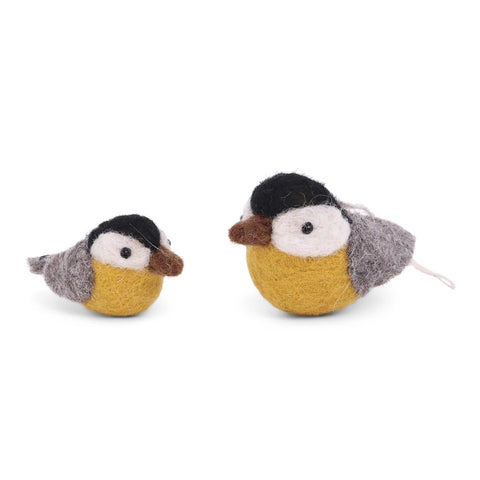Bird - Yellow - Set of 2 – Yellow felt birds in a set of 2 by Gry &amp; Sif