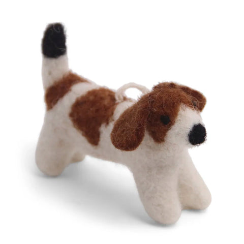 Hund – Jack Russel – Handgemacht aus Filz von Gry & Sif