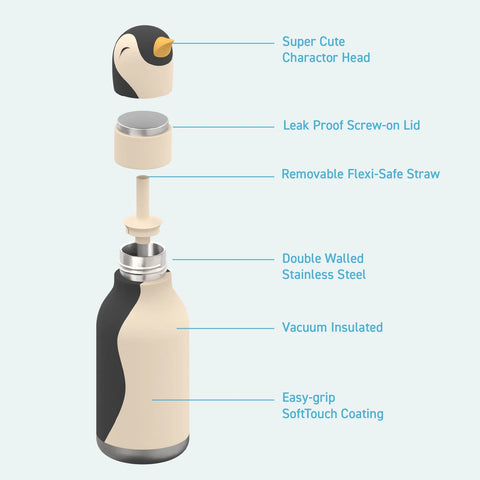 Pinguin – Arlo – Bestie Bottle – Trinklasche