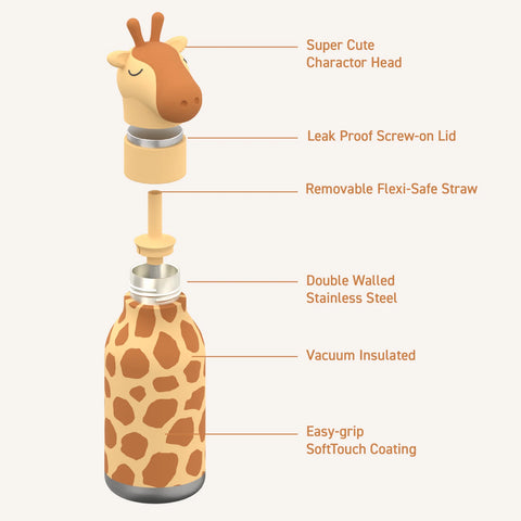 Giraffe – Gerry – Bestie Bottle – Trinklasche