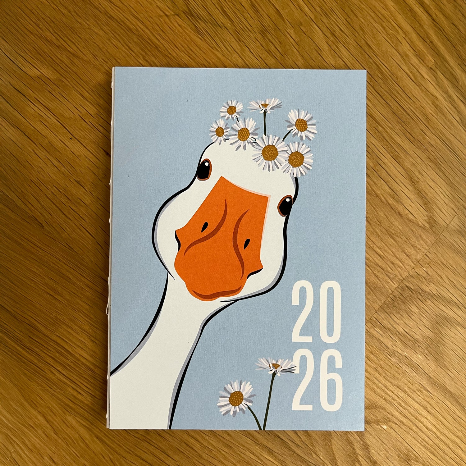 Agenda Gans Blumentier 2026 - Fadengebunden A6