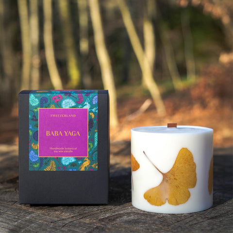 Bougies botaniques - 630 g - Ginkgo - Baba Yaga