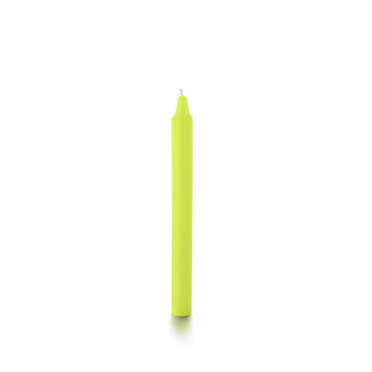 Stabkerze NEON in Gelb von Balthasar, 2.2 × 27.5 cm