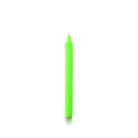 Stabkerze NEON in Grün von Balthasar, 2.2 × 27.5 cm