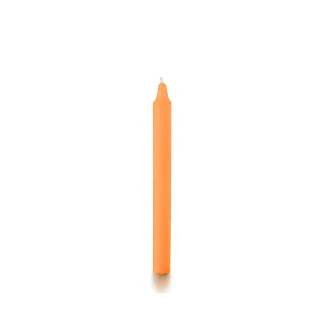 Stabkerze NEON in Orange von Balthasar, 2.2 × 27.5 cm