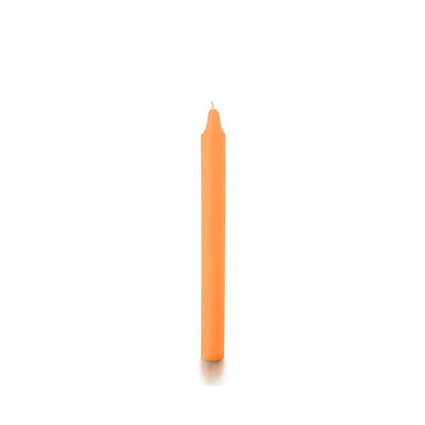 Stabkerze NEON in Orange von Balthasar, 2.2 × 27.5 cm