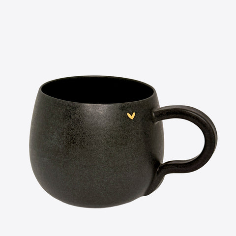 Grosse Teetasse – Keramik – schwarz – 39