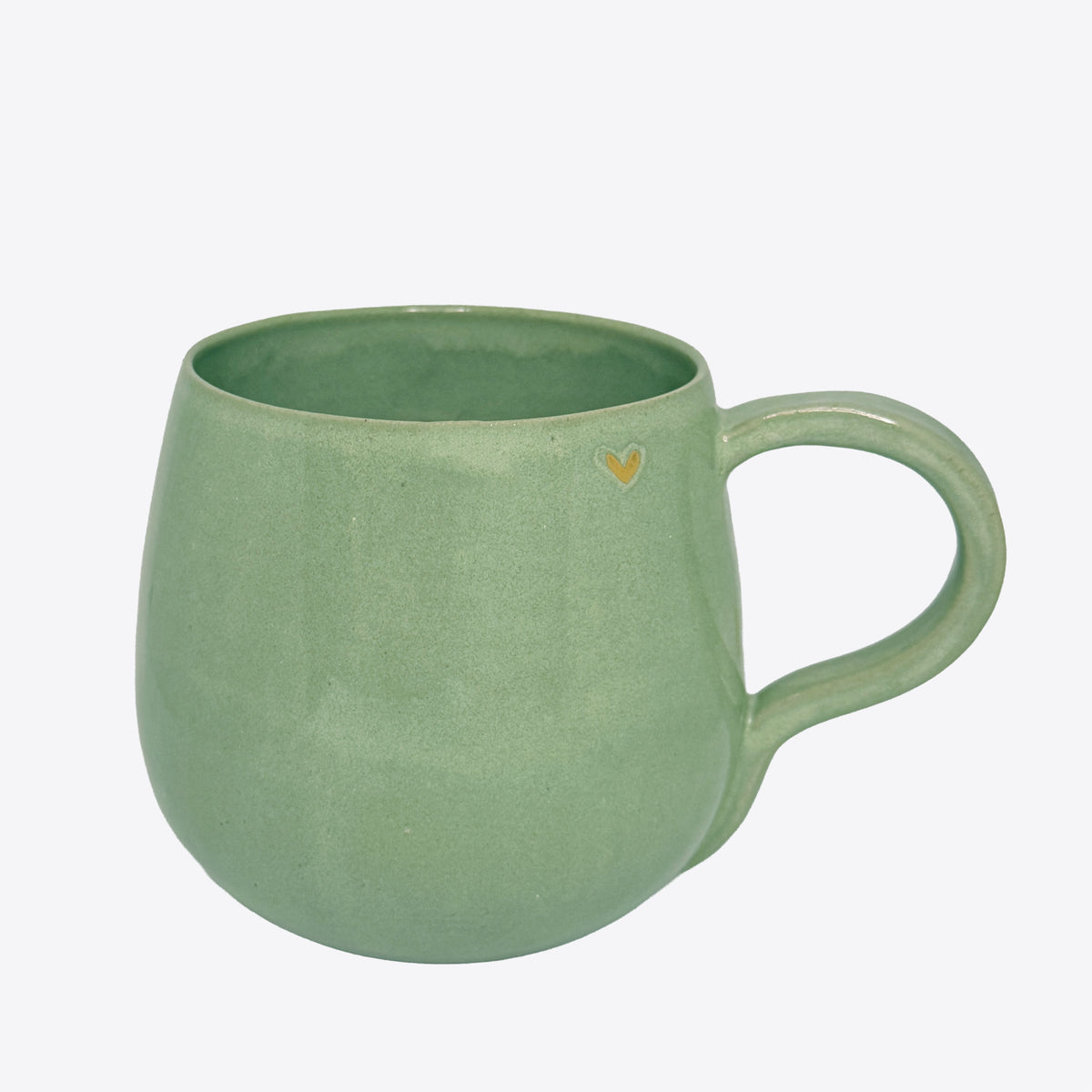 Grosse Teetasse – Keramik – lindengrün – 40