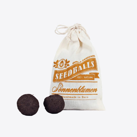 Seedballs – Sonnenblumen – 5er-Set – Gorilla Gardening