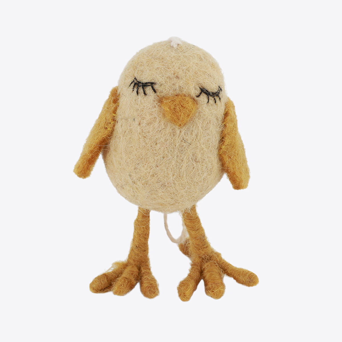 Chicken Dreamer - Yellow – Handmade from felt by Gry &amp; Sif