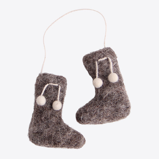 Graue Filzstiefel von Gry & Sif