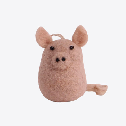 Glücksschwein – Handgemacht aus Filz von Gry & Sif