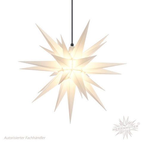 Herrnhuter Stern A7 in Weiss, beleuchtet, Ø 68 cm