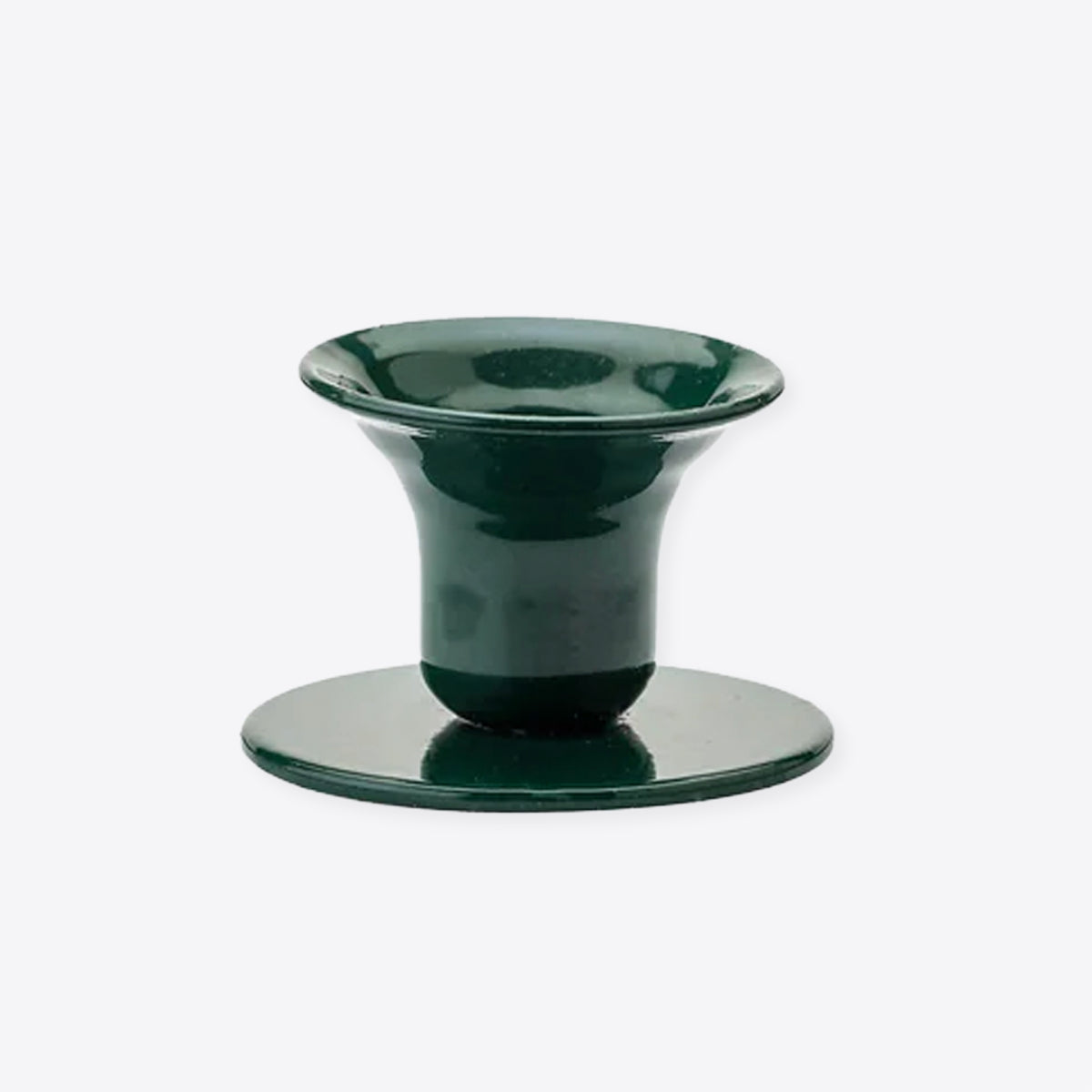 Mini Kerzenständer – Glocke – Moosgrün – Kunstindustrien