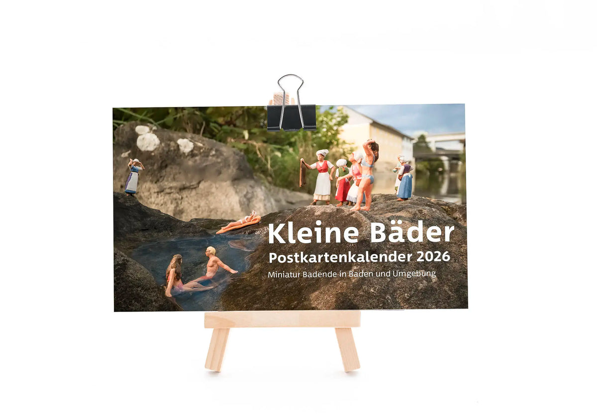 Kleine Bäder Postkartenkalender 2026 - Nicolas Petit