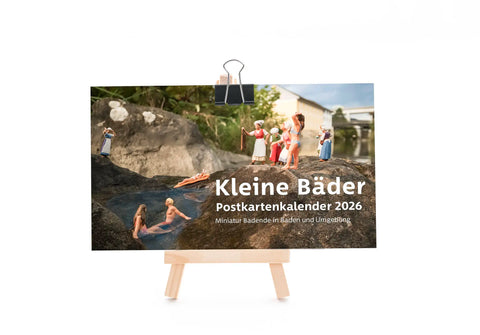 Kleine Bäder Postkartenkalender 2026 - Nicolas Petit