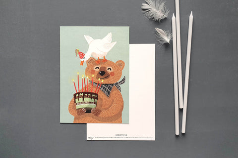 Geburtstag – Postkarte – Mare di Maria