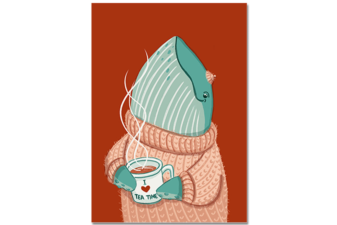 Tea Time – Postkarte – Mare di Maria