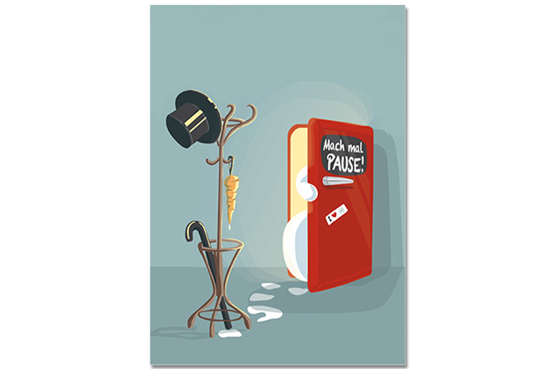 Pause – Postkarte – Mare di Maria