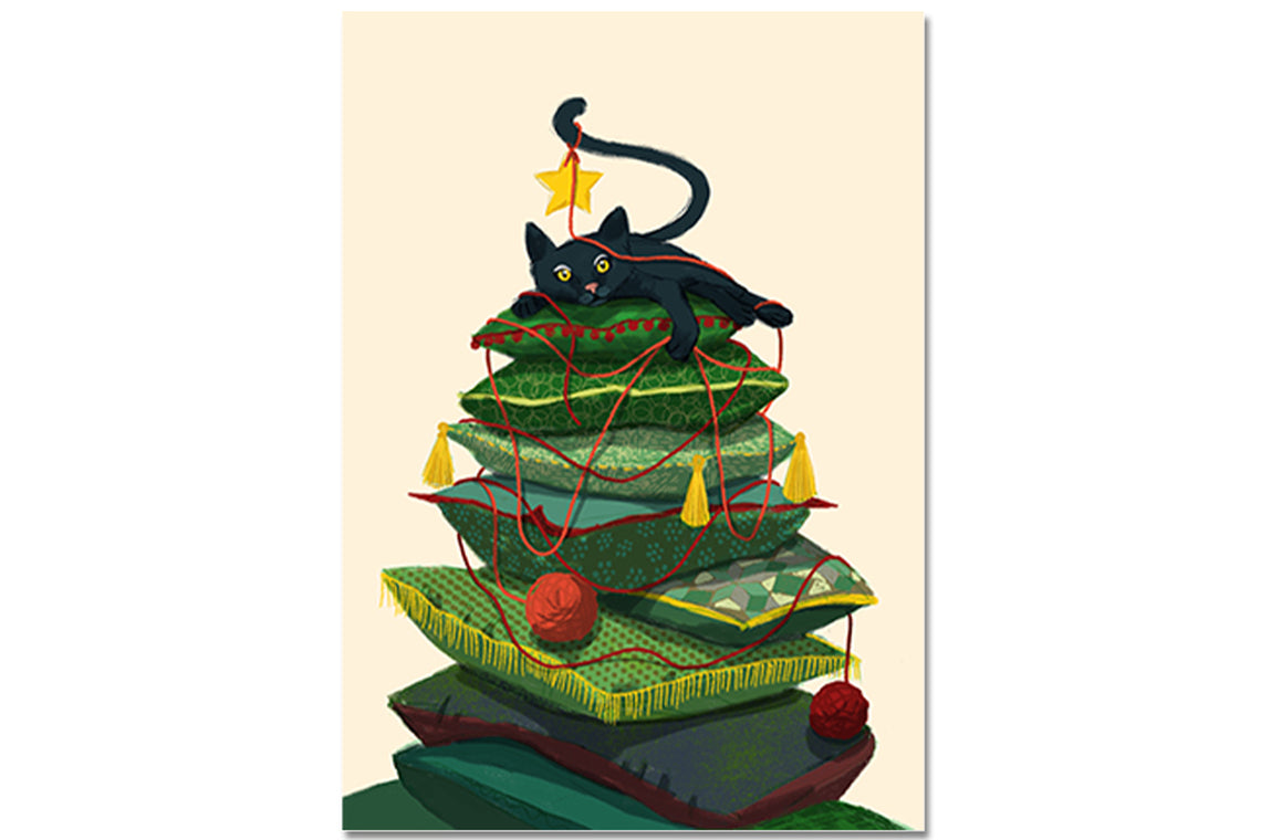 Katzenbaum – Postkarte – Mare di Maria