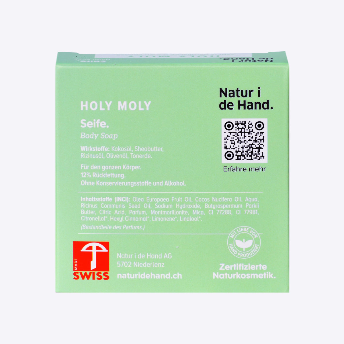 Naturseife – Holy Moly – Body Soap – Natur i de Hand