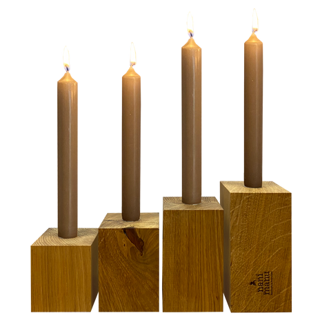 Kerzenständer – 4er-Set – 2in1, Basic